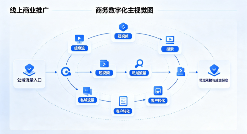 永川市线上商业推广怎么做？全域流量闭环搭建与低成本转化实战指南
